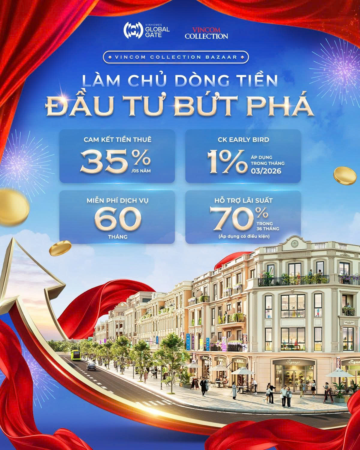 TMDV Vincom Collection Bazaar Vinhomes Global Gate Cổ Loa