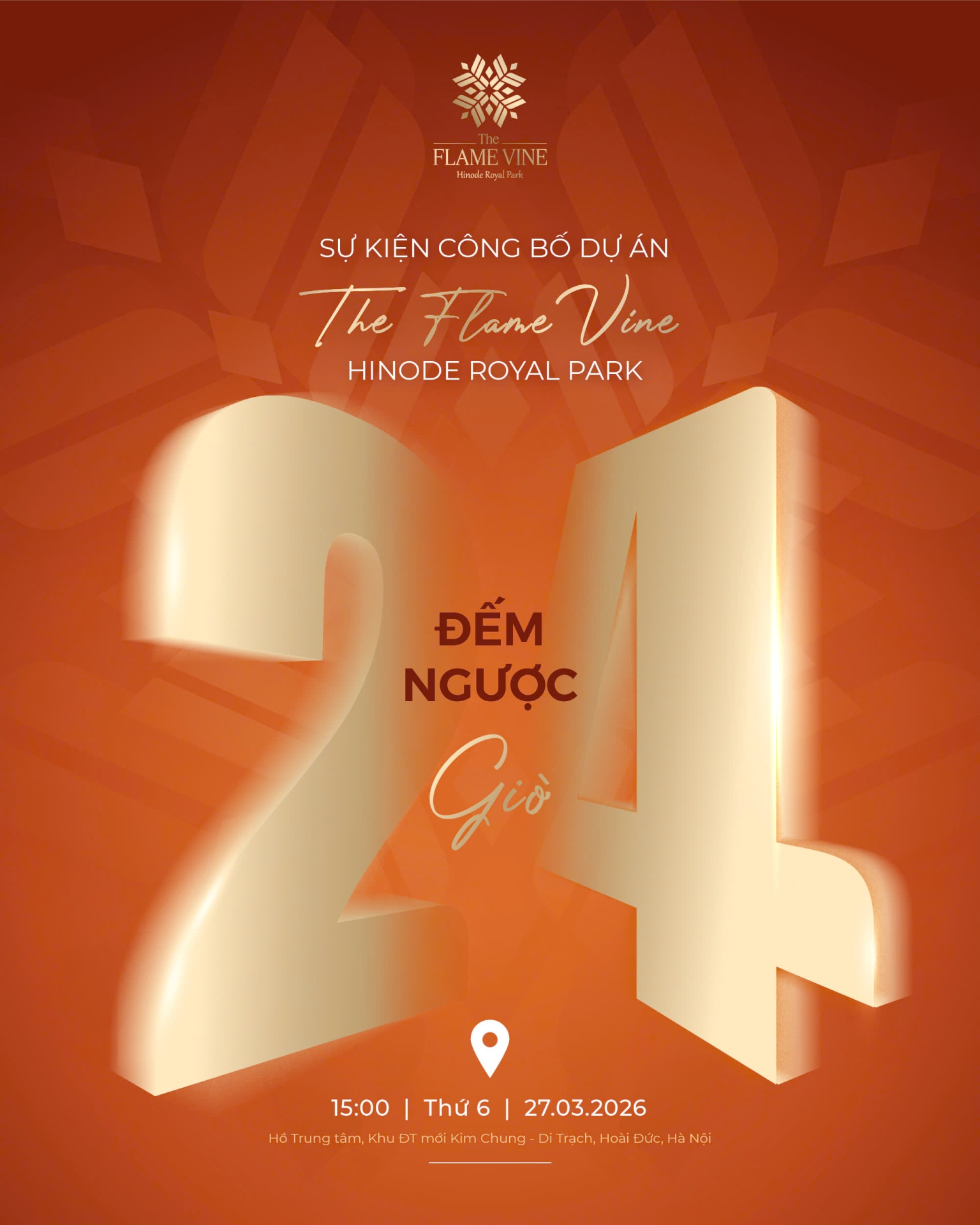 Sự kiện công bố dự án The Flame Vine – Hinode Royal Park chính thức khởi động!
